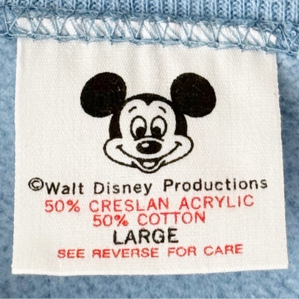 NOS 80s Mickey Mouse Sweatshirt ASO Michael Jackson 1985 Icon Deadstock RARE - Picture 12 of 16